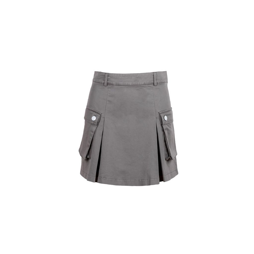 Women's Maverick Anthracite Mini Cargo Skirt Extra Small MAGUS