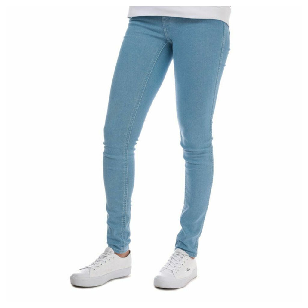 Womens Line 8 Mid Skinny Blue Ice Jeans