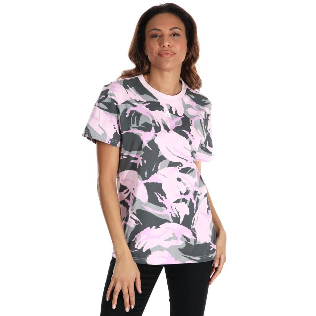 Womens Essentials Boyfriend Camouflage T-Shirt