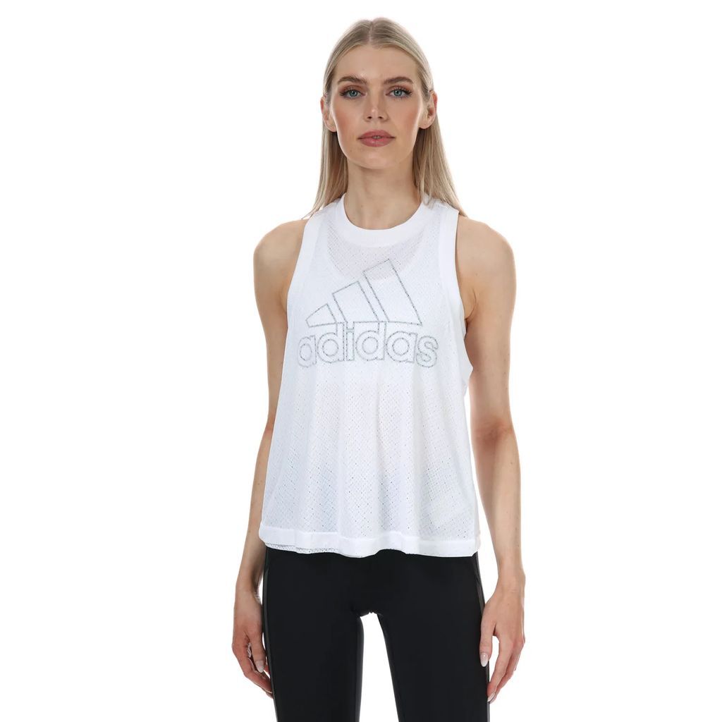 Womens Double Layer Mesh Tank Top