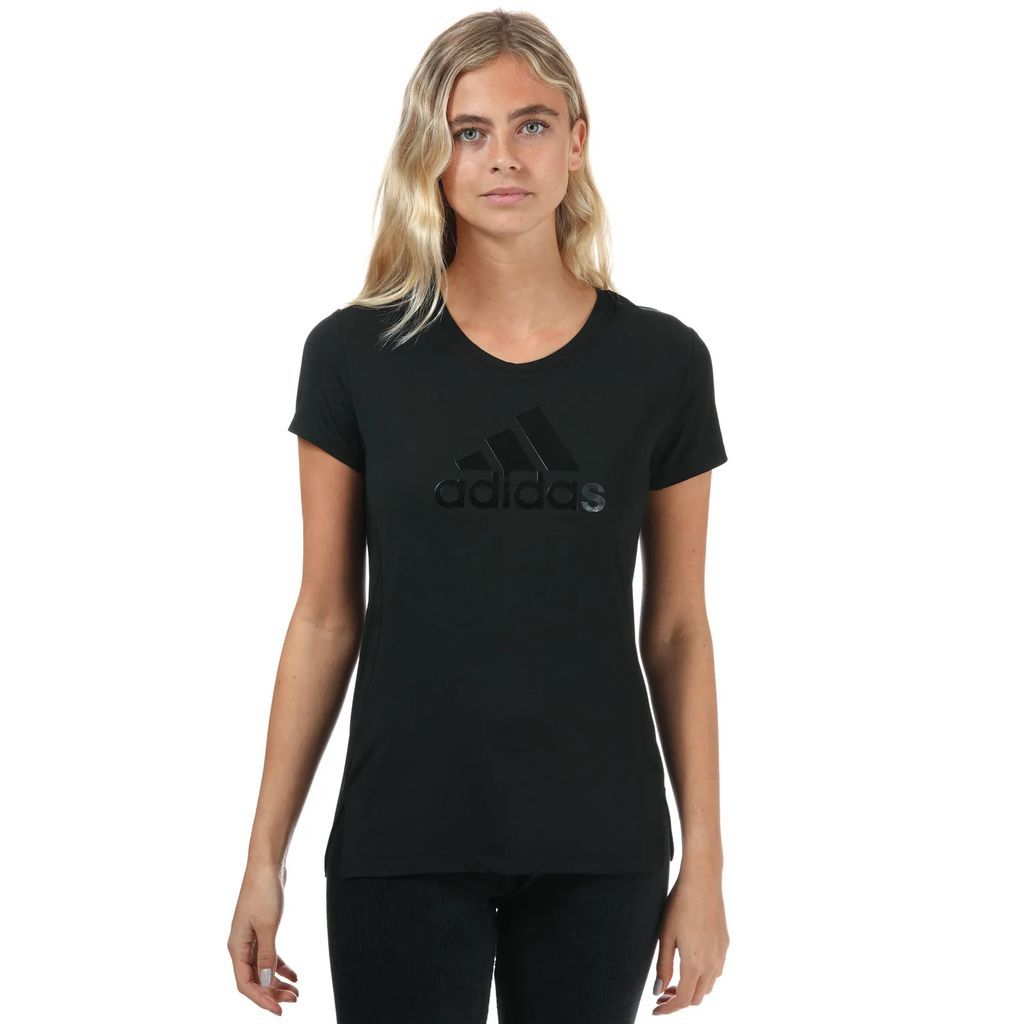 Womens Glam On Badge Of Sport T-Shirt
