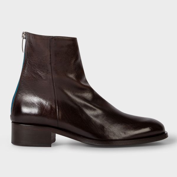 Women's Dark Brown Leather 'Geno' Ankle Boots