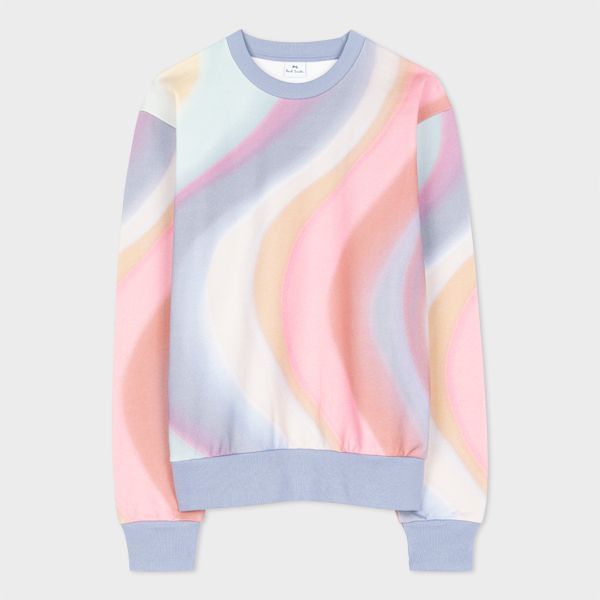 Women's Pastel 'Swirl Spray' Sweatshirt