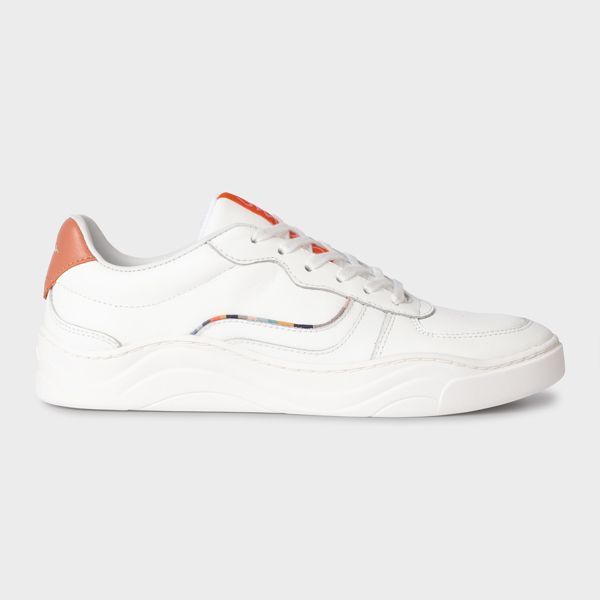 Women's White Leather 'Eden' Trainers