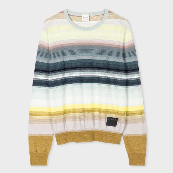 Women's Cotton-Linen 'Untitled Stripe' Sweater