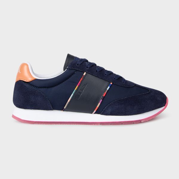 Navy 'Booker' Trainers