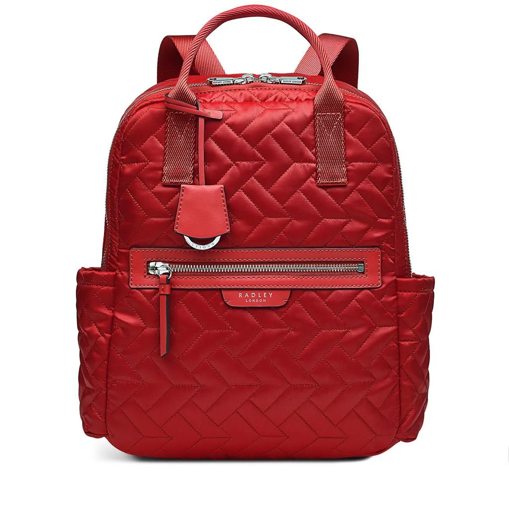 Women's Finsbury Park - Quilt Medium Ziptop Backpack - Red