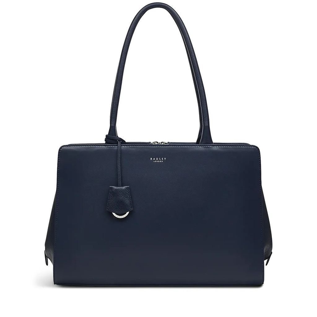 Women's Saffron Hill Large Zip Around Tote Bag - Navy