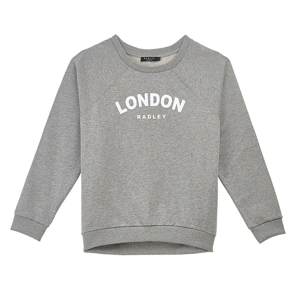Women's Radley London Printed Sweatshirt - Grey S