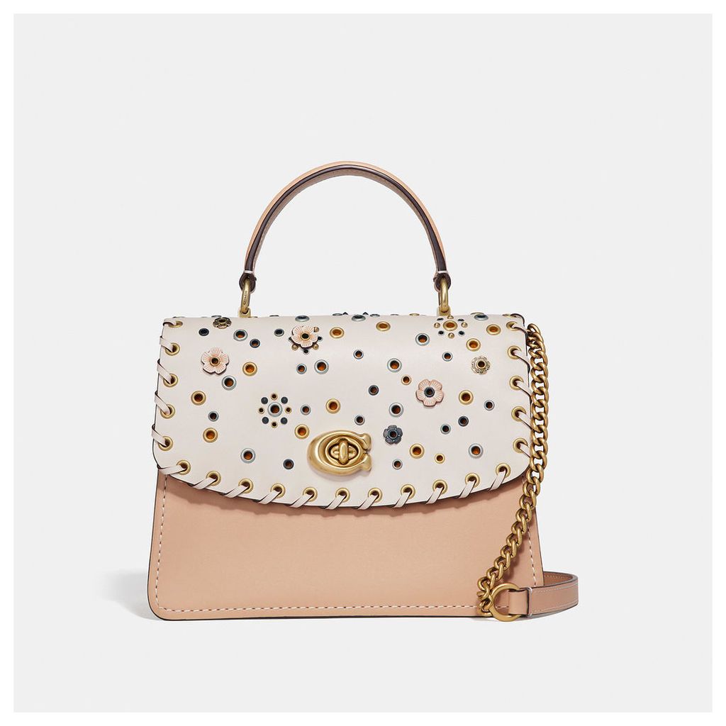 Coach Parker Top Handle With Scattered Rivets