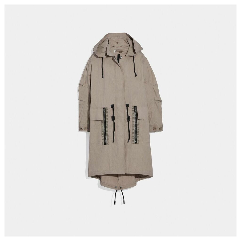 Coach Military Coat With Hood