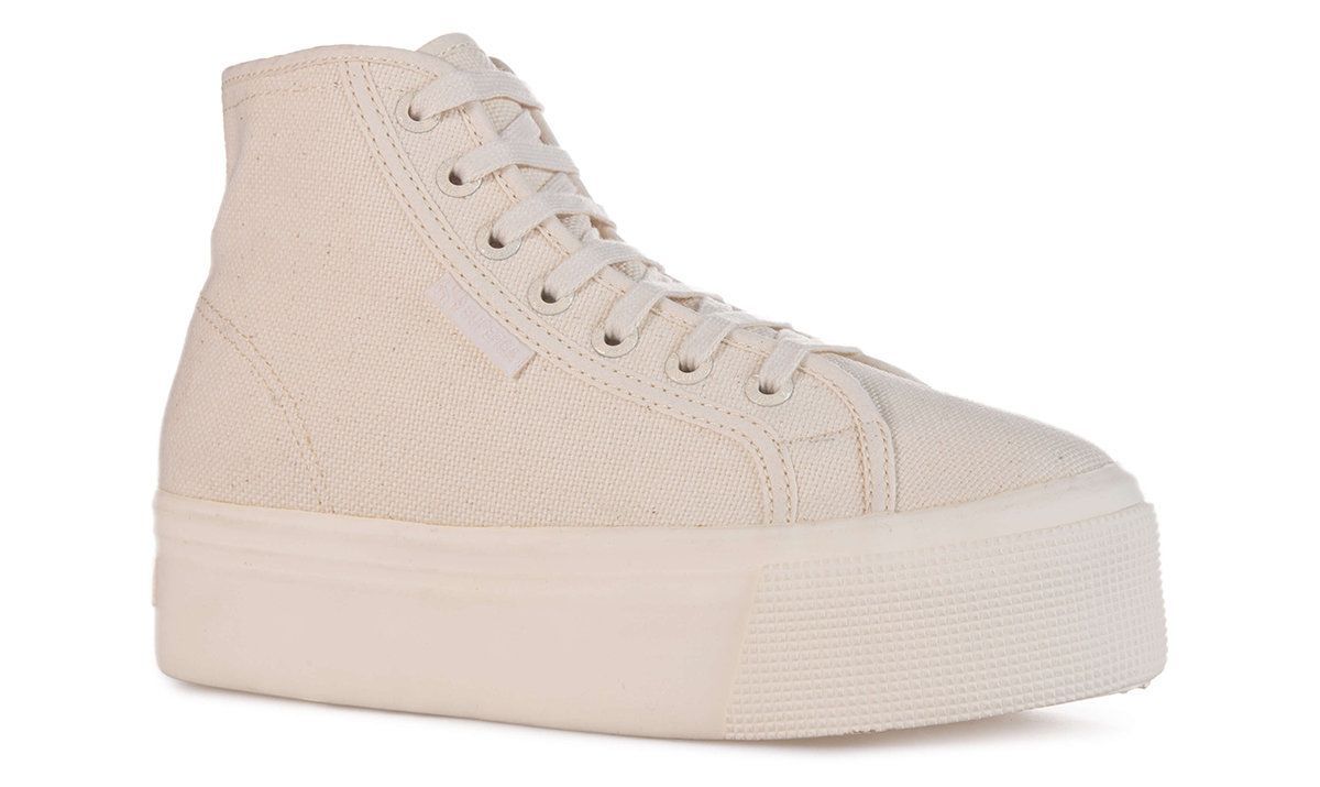 2705 High Top - Beige Raw Trainers