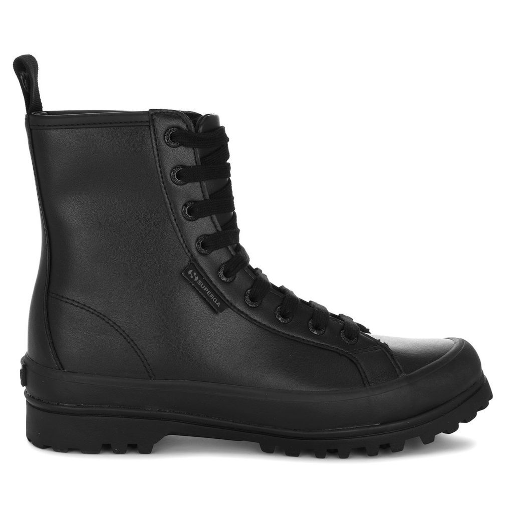 2643 Alpina Faux Leather - Total Black Boots