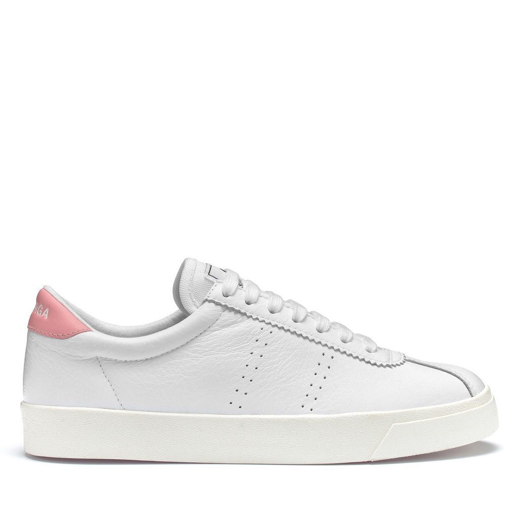 2843 Club S Comfort Leather - White-pink-f Avorio Trainers