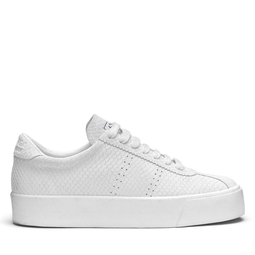 2854 Club 3 Snake Suede - Total White-white Trainers