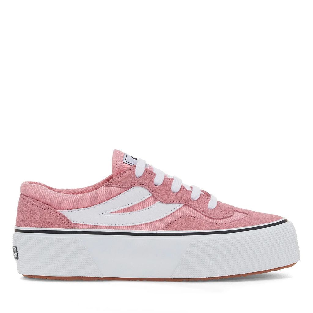 3041 Revolley Colourblock Platform - Pink -white Trainers