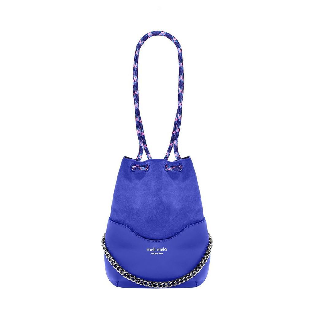 Meli Melo Hetty Majorelle Blue Leather Cross Body Bag for Women