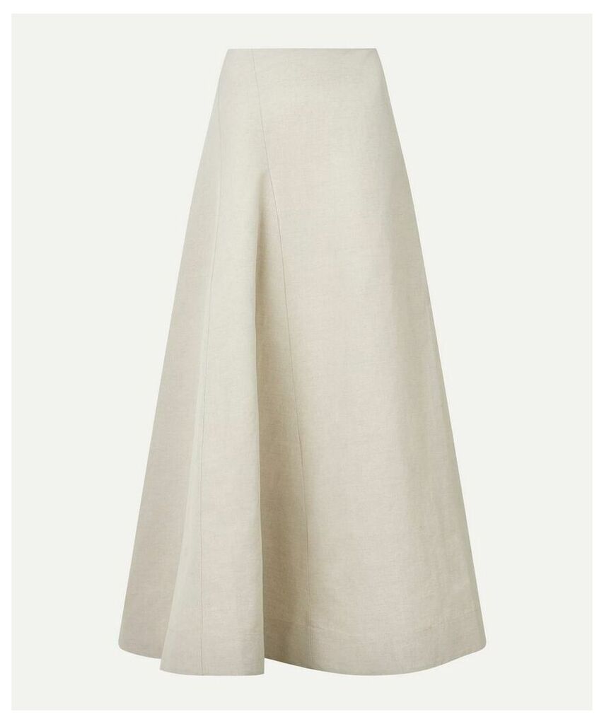 Organic Cotton-Linen Volume Skirt
