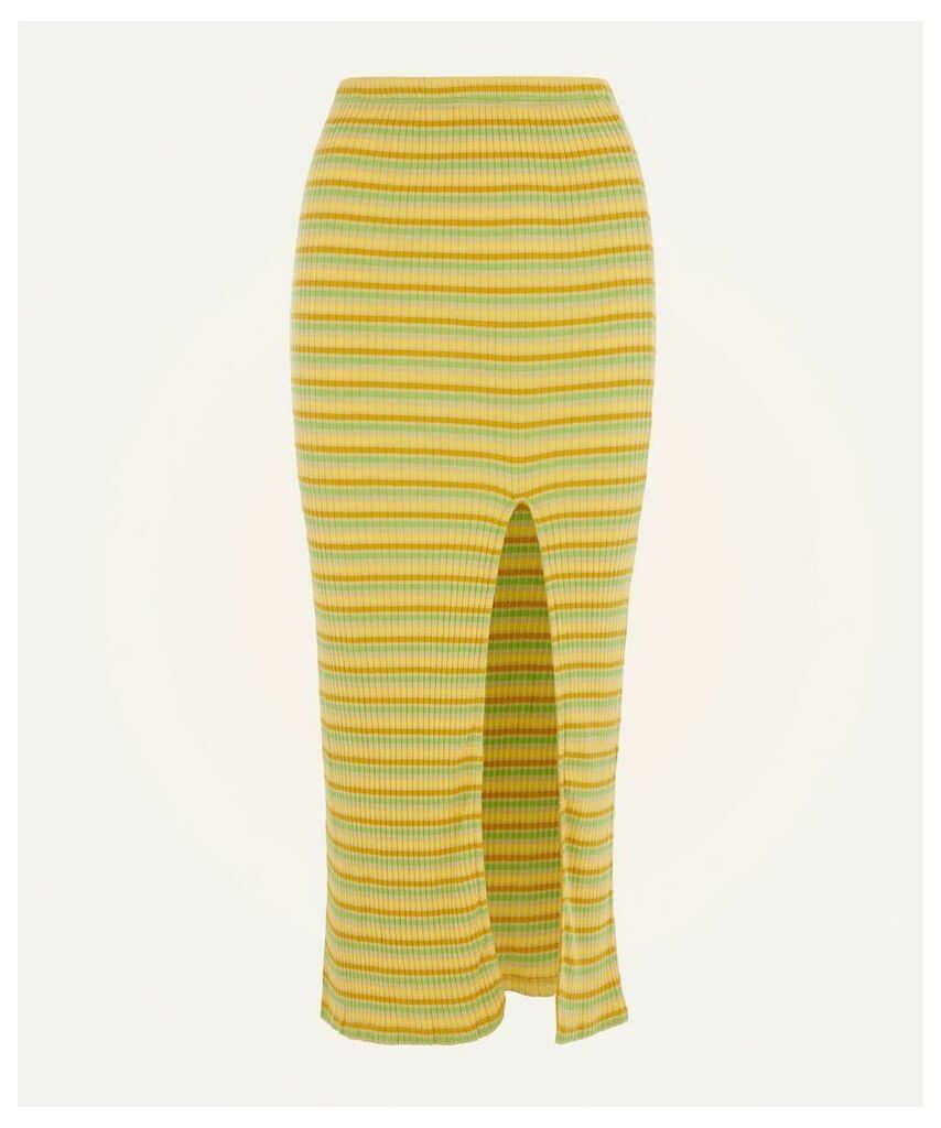 Landia Striped Midi-Skirt