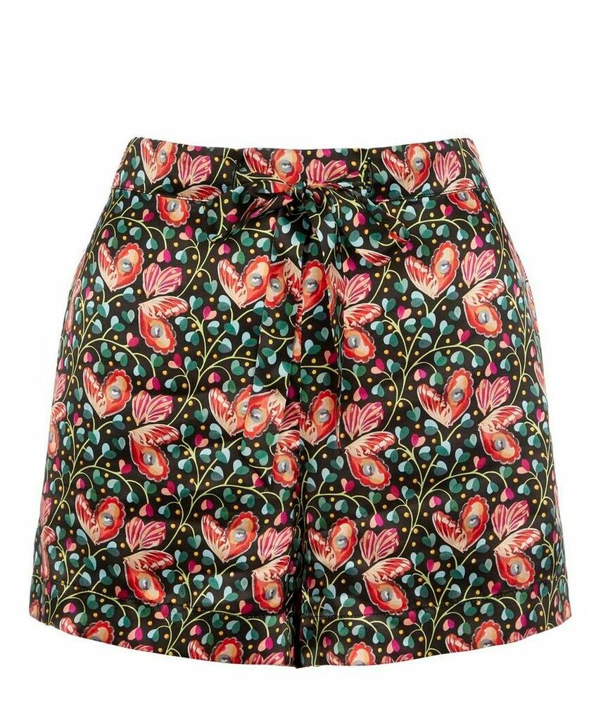 Coralie Relaxed Silk Shorts