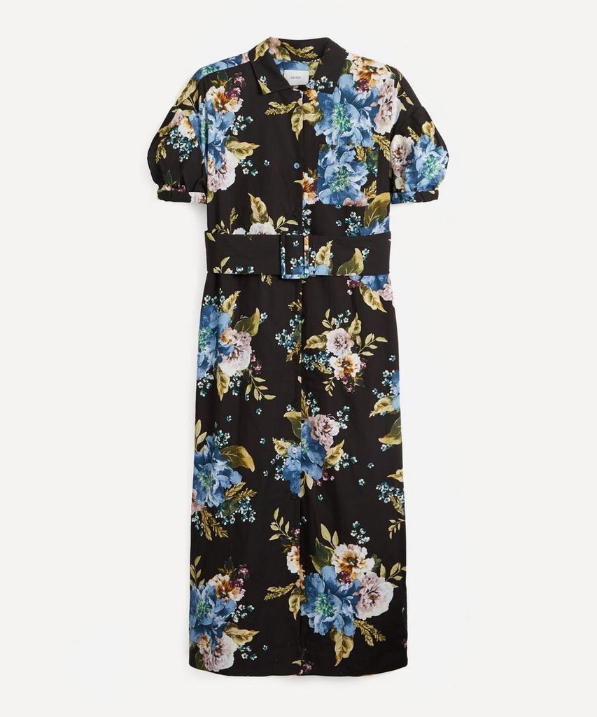 Frederick Floral Cotton-Poplin Dress