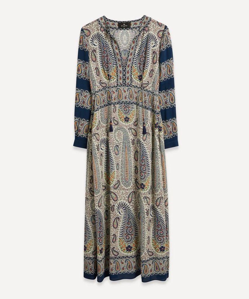 Mosaic Paisley Print Dress