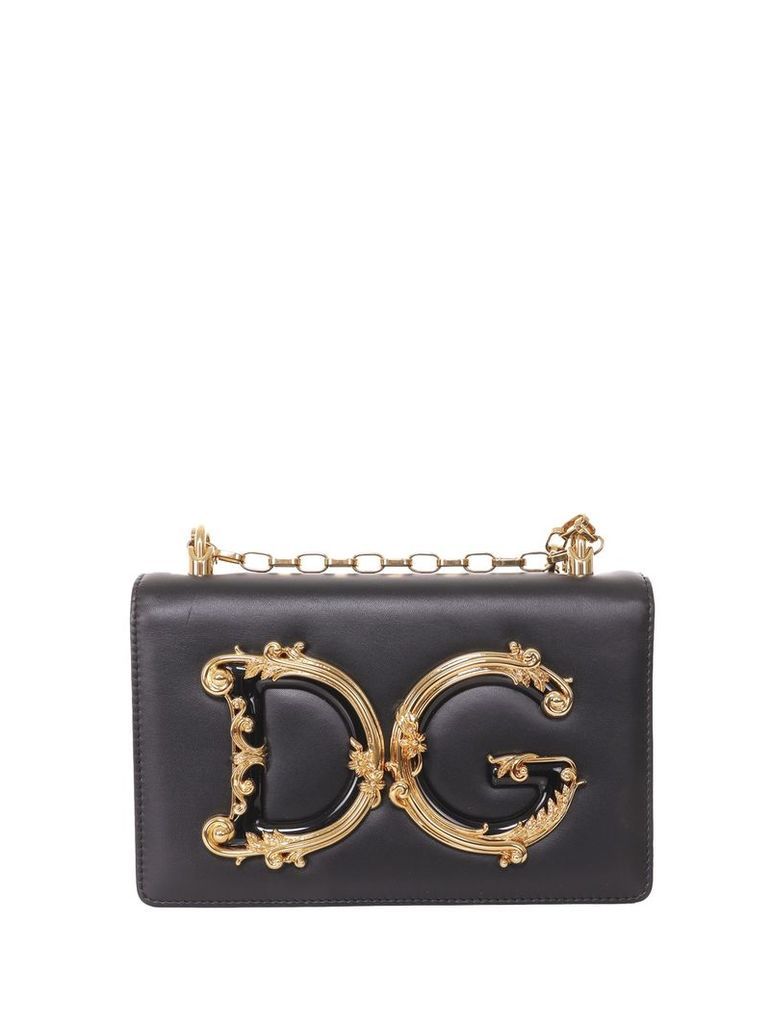 Dolce & Gabbana Black Dg Baroque Bag