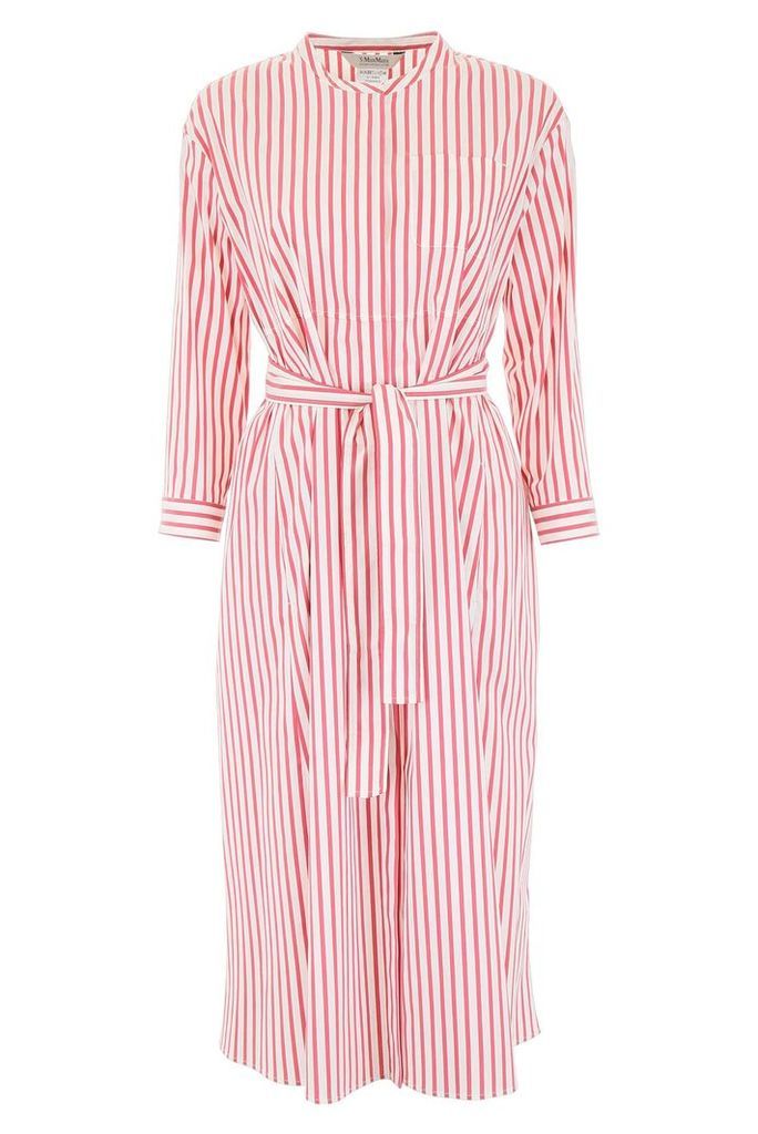 S Max Mara Here is The Cube Striped Shirt Dress