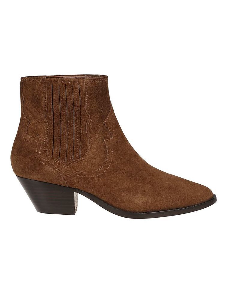 Ash Stitched Ankle Boots