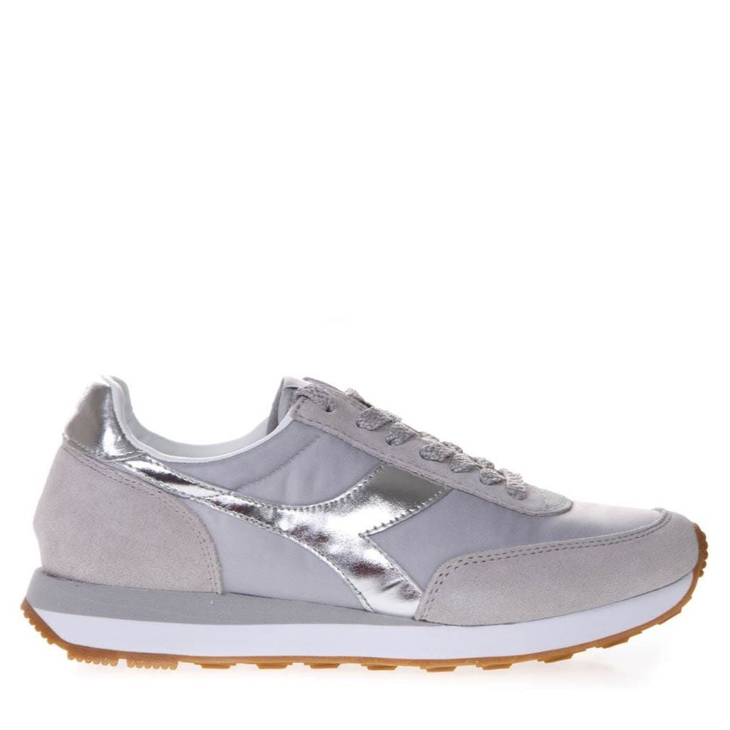 Diadora Heritage Koala H Metallic Sneakers W In Gray Fabric