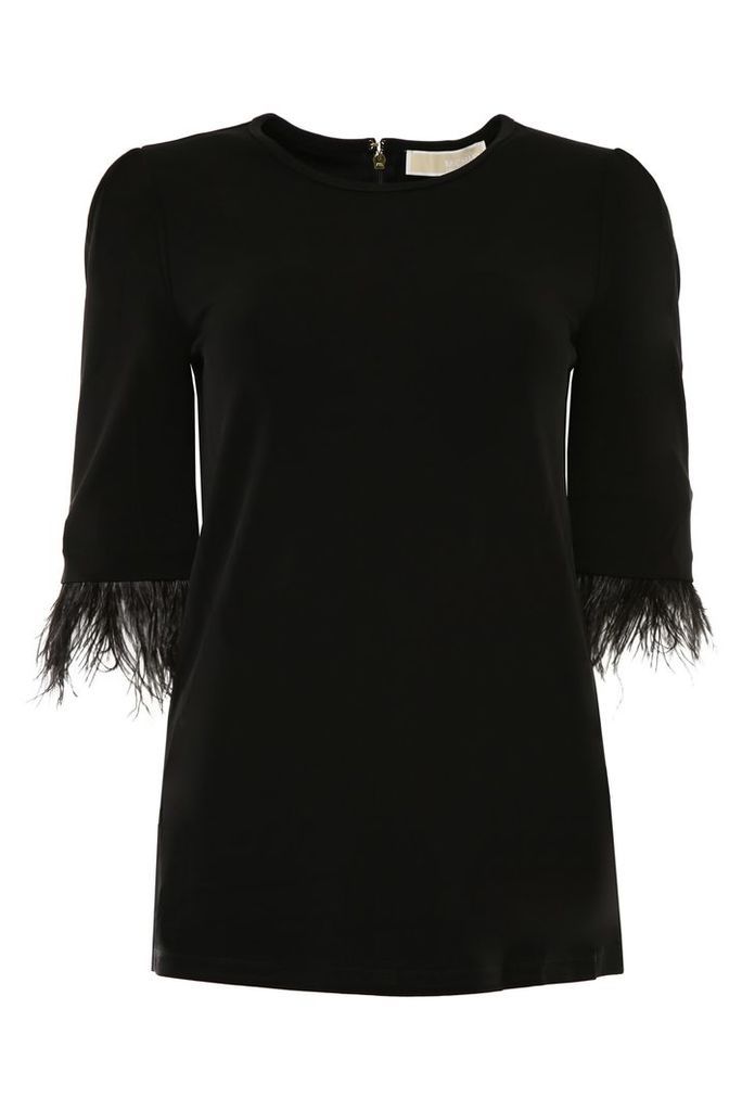 MICHAEL Michael Kors Blouse With Feathers