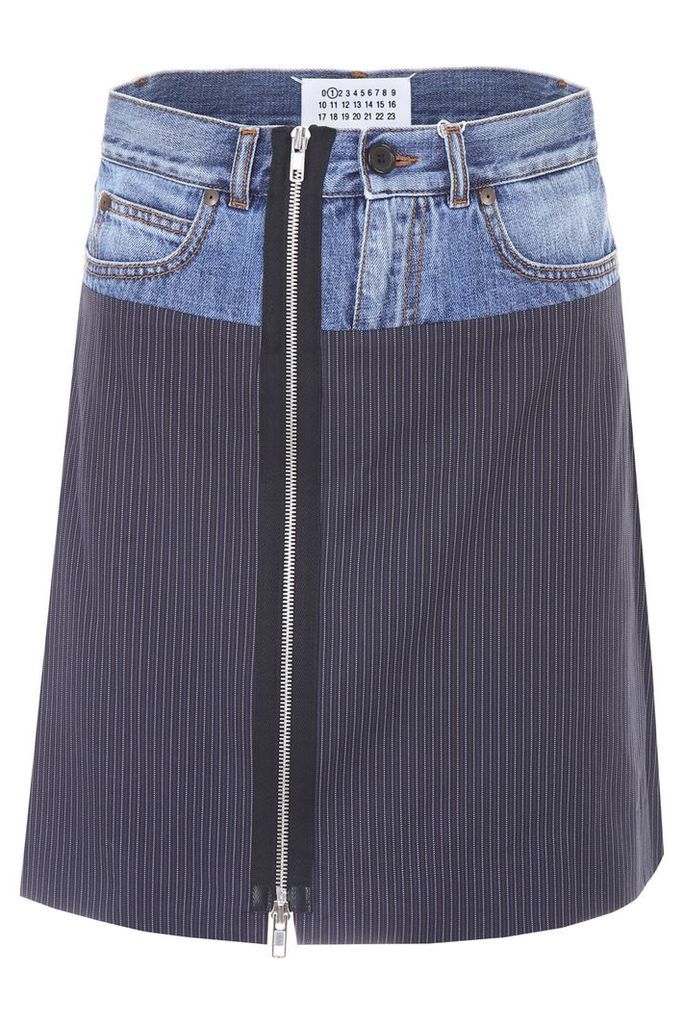 Maison Margiela Striped Mini Skirt