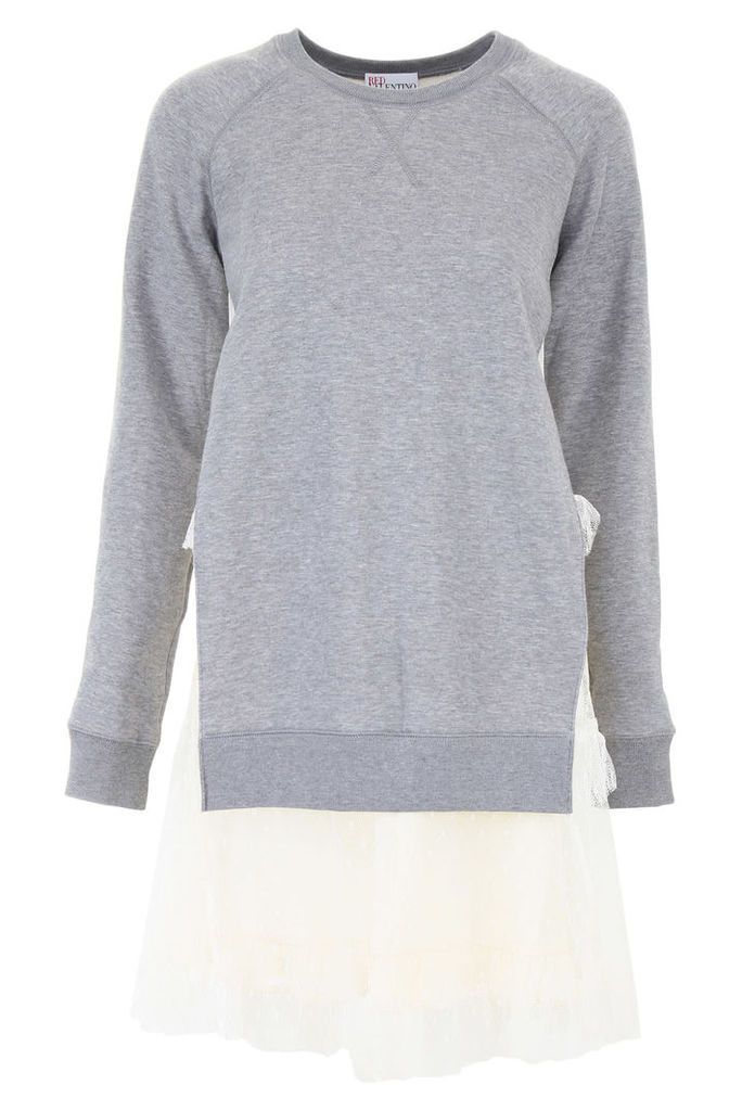 RED Valentino Sweatshirt Dress With Tulle