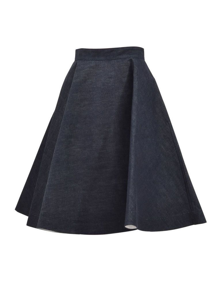 Calvin Klein Flared Denim Skirt