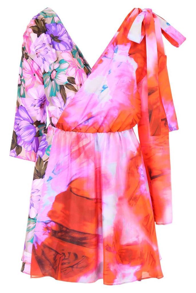 MSGM Printed Silk Dress