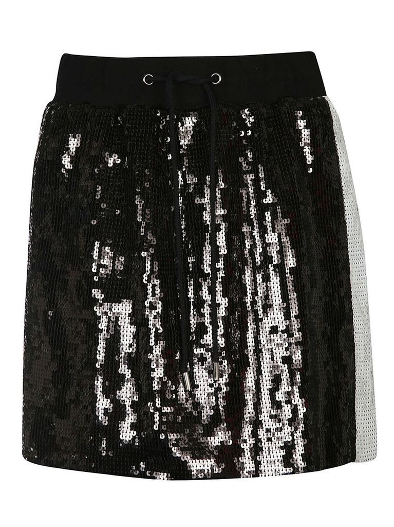 Alberta Ferretti Embroidered Paillette Skirt