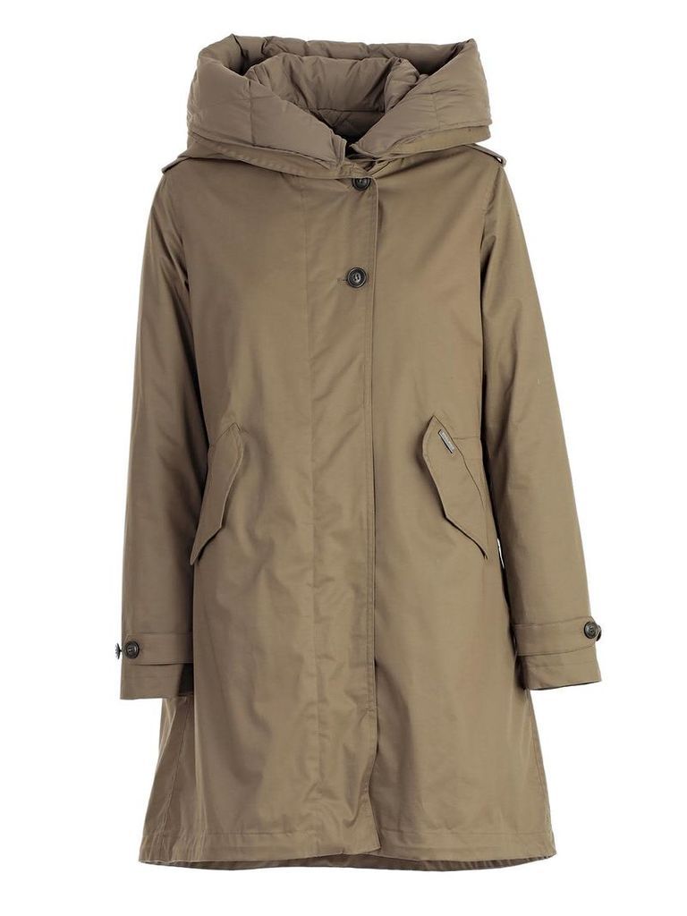 Woolrich Hooded Layered Parka