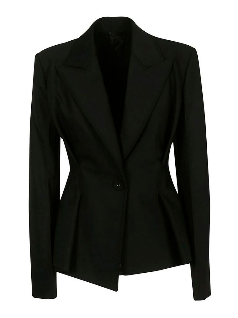 Helmut Lang Single Breasted Cinched Waist Blazer