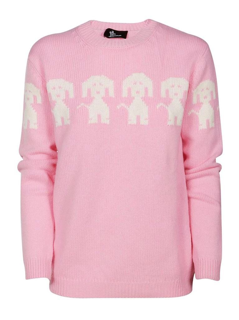 Moncler Embroidered Knitted Sweater