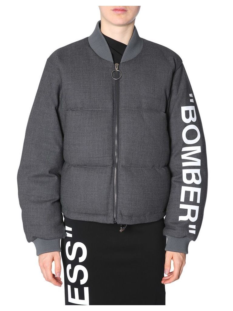 Off-White Oversize Fit Bomber