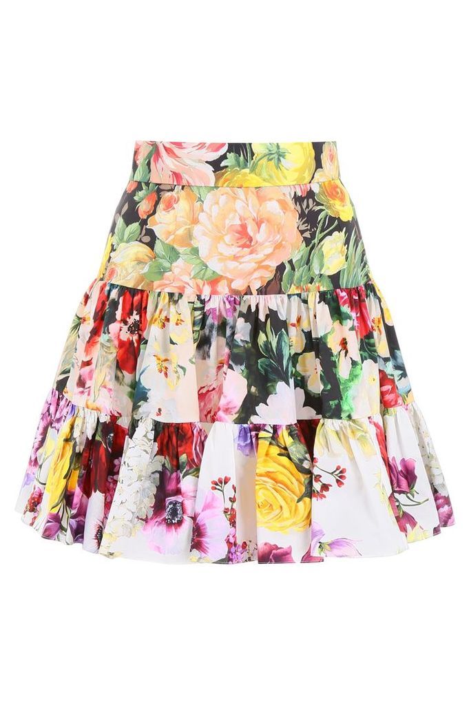 Dolce & Gabbana Floral Printed Skirt