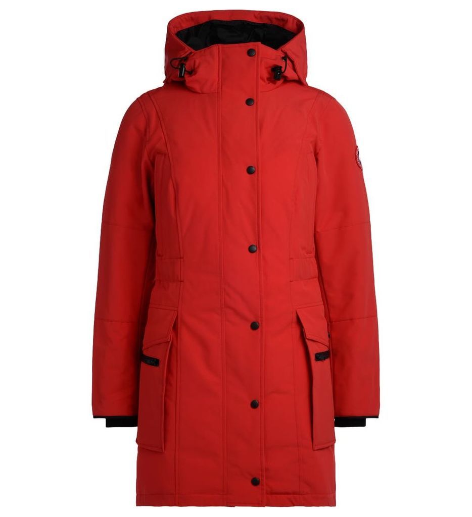 Kinley Red Parka With Hood