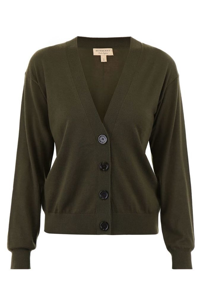 Burberry Cardigan With Elbow Patches