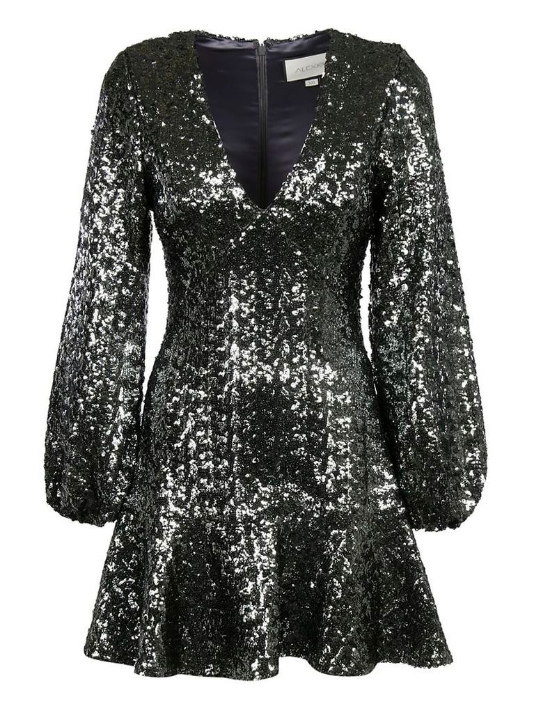 Alexis Sequined Skater Dress