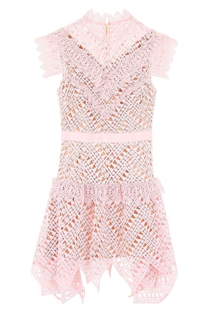 self-portrait Lace Mini Dress