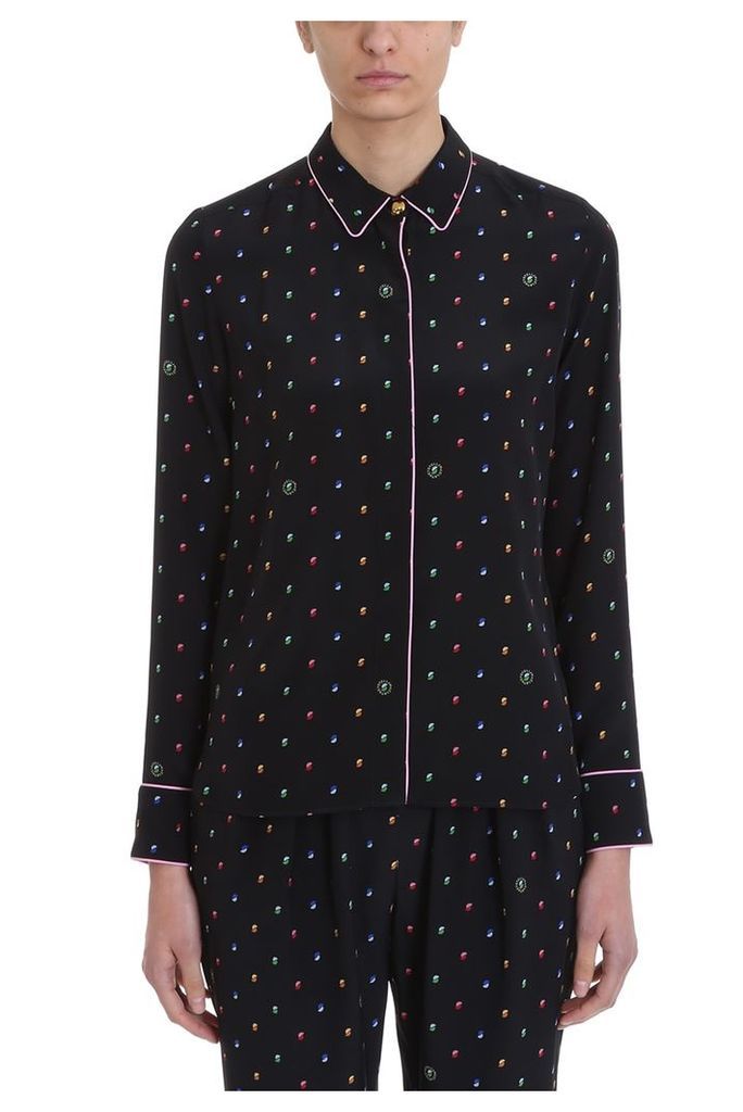Stella McCartney Pyjama Black Silk Shirt