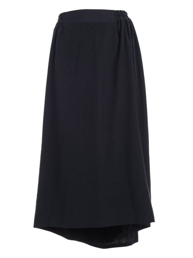 Ys Ribbed Waist Cropped Skirt