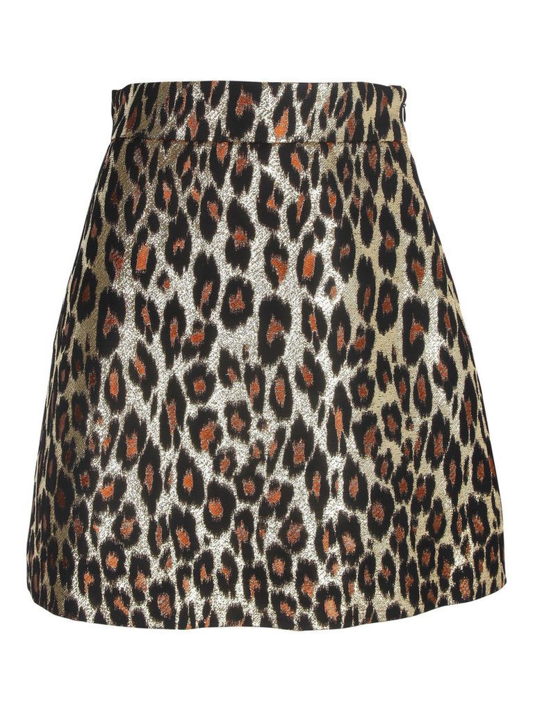 Miu Miu Leopard Skirt