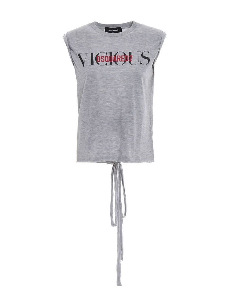 Dsquared2 Vicious Tie-back Tank Top