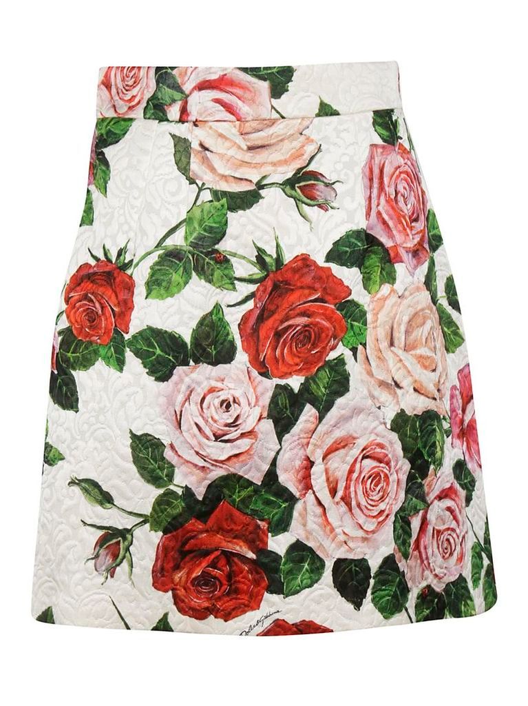Dolce & Gabbana Floral Mini Skirt